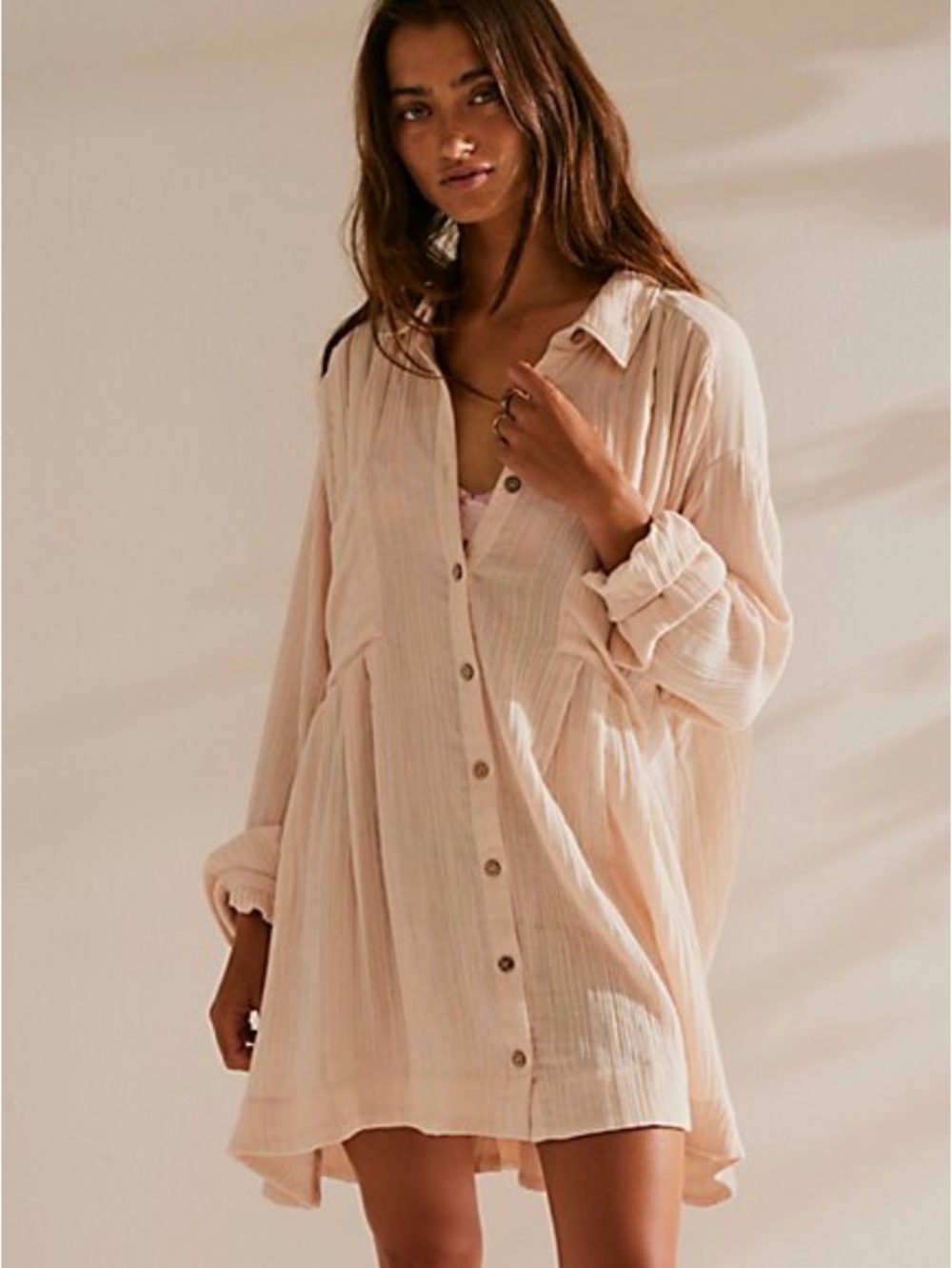 Free People The Voyager Shirtdress